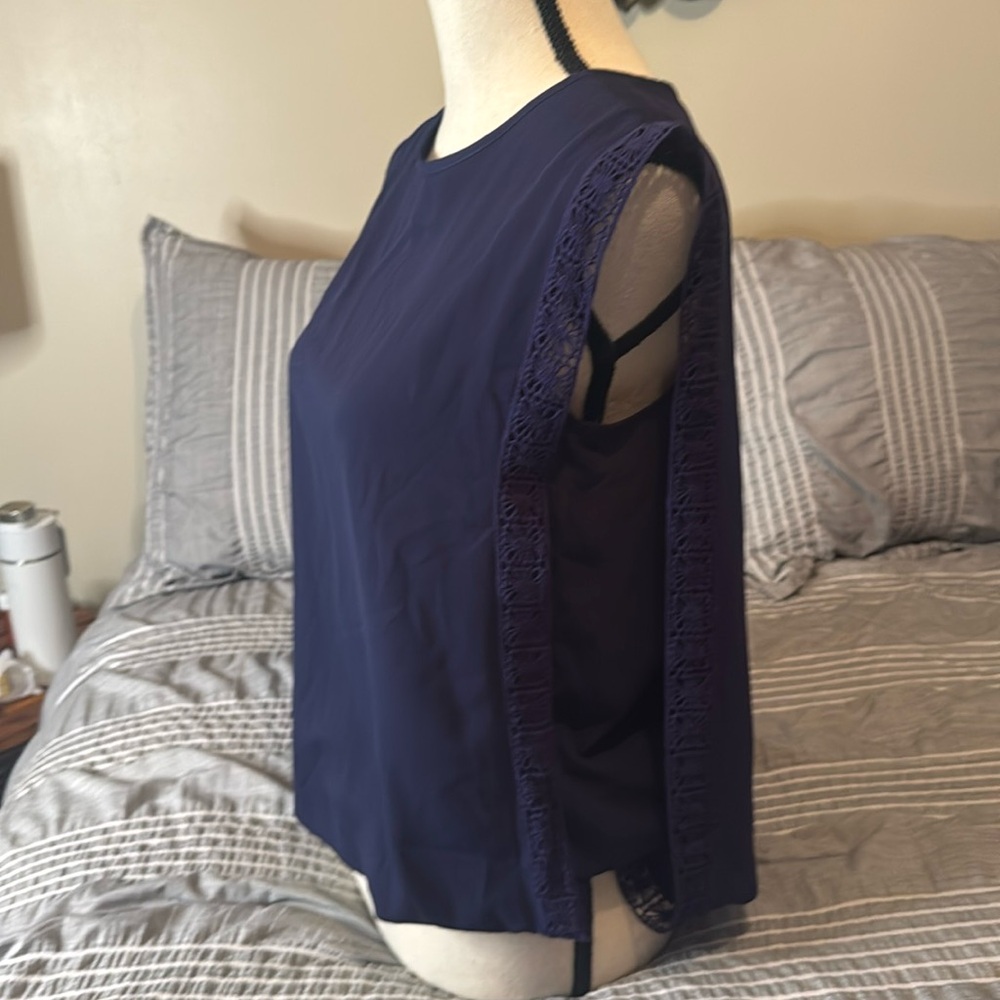 NEW!! Small Navy Blue sleeveless top. This is not a name-brand